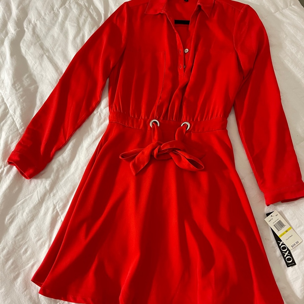 Chic Red/Orange Dress